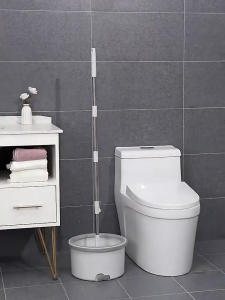 Deli Vusign Self Wash Spin Mop Spinner Flat 360 Rotating Cleaner with Turbo Flushing Bucket