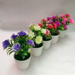 Unico PBP60 Tanaman Hias Pot Bunga Bahan Plastik Ornamen Artificial Decoration Flower Buatan Pajangan Ruangan Rumah COD
