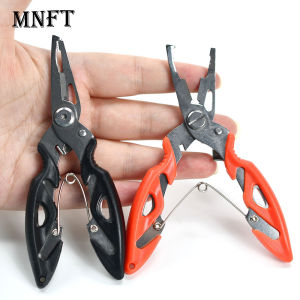 2Pcs Multi-tool Fishing PliersStainless Steel Multi-Tool with Spring-Loaded DesignAnti-Slip GripLine CutterHook Remover