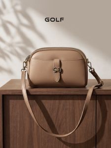 Golf | Genuine Leather Womens Crossbody Bag Square Design High-end Texture 2026 New Model