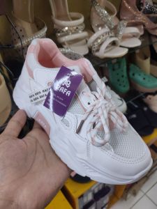 Sepatu korea merk RAFA warna full putih model terbaru