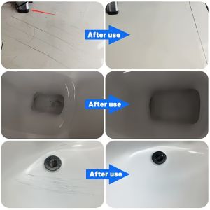 Multi-Purpose Repair Wax - Suitable for Bathtub Toilet Ceramic Acrylic Resin etc. Quickly Covers Scratches and Restores Gl