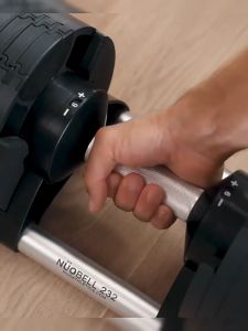 【Special Price】JF Adjustable Dumbbells 10/12/16 Gear Levels from 2-32KG Twist Handle Design High-quality cast ironcraftsmanship is drop-resistant sturdy and durable Dedicated trays do not hurt the floor