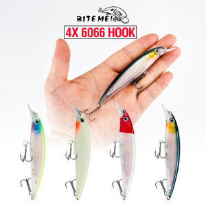 เหยื่อล่อปลา13.3กรัม/11.3ซม. เหยื่อปลาซิวแบบพยุงตัว4สีปลาซิว3D ตาปลาแบบเลเซอร์เหยื่อปลอมอย่างแข็งเหยื่อเหวี่ยง