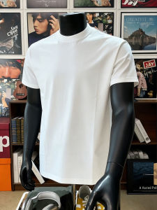 Shoulder Shaping Slim Fit T-Shirt White