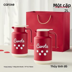 CAROTE | Bình Nước Kính Cách Nhiệt Dung Lượng Lớn