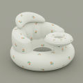 Baby Sofa Inflatable Seat for Babies  Chair with Tray, Built in Air Pump Infant Back Support Sofa Toddler Chair for Sitting Up. 