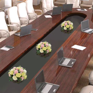 Đầu Hoa Giả Bằng Vải Nhung Phong Cách Doanh Nhân Trang Trí Bàn Ăn Phòng Họp Trang Trí Nhà Không Có Mùi Hương