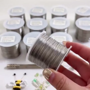 304 Stainless Steel Wire Rope 0.3mm-0.8mm 100M Steel Cable Strong Flexible DIY Craft Industrial Use