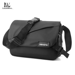 LouisWill Men Bags Fashion Shoulder Bag Cross Body Bag Leisure Messenger Bag Splicing Contrasting Colors Large Capacity Sling Bag Lightweight Casual Bag Men Fashion Leisure Bag Oxford Waterproof for Sport Street Travel Outdoor