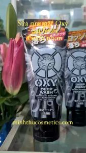Sữa rửa mặt Oxy Deep Wash Làm Sạch Sâu Giảm Nhờn 8h Hàng Nhật Nội Địa