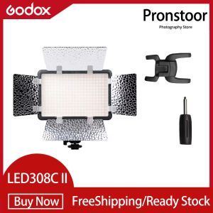 Godox LED308C II LED308 3300K-5600K LED Video Light Lamp for DV Camcorder Camera+NP770 Battery + Charger