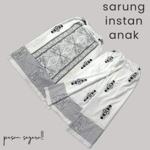 Sarung Anak Instan Motiv Usia 1 Tahun Sampai 14 Tahun