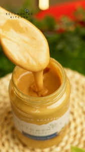 Ketogenius Kitchen Smooth Peanut Butter 360g Mentega Kacang Halus - Unsweetened Zero Sugar Added Diabetic friendly Keto Low Carb Diet Natural Vegan No Added Oil Tanpa Gula