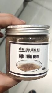 Bột tiêu đen nguyên chất 100%
