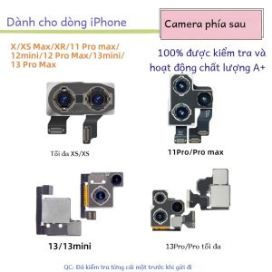 Camera Sau Cho iPhone Xs 11 12 Pro Max Cáp Mềm Ống Kính Chính Tương Thích Với X XR XS MAX 13 14 Pro Max - Linh Kiện Điện Thoại Đã Được Kiểm Tra