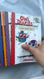 พร้อมส่ง เซตหนังสือไดอารี่ภาษาอังกฤษของนกฮูกน้อย Eva มีทั้งหมด 19 เล่ม Owl Diaries จาก Scholastic