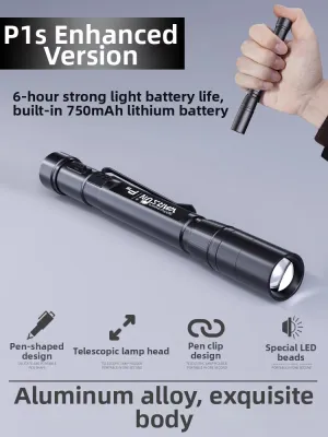 WARSUN | Rechargeable Zoom LED Penlight Torch