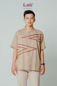 [ LATIF 05]  baju koko dewasa bordir lengan panjang/ baju koko dewasa bordir lengan pendek/ Baju Muslim pria dewasa terbaru/ baju koko bordir murah / bisa cod