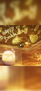 โคมไฟดาว ไฟ LED โคมไฟ โคมไฟดวงดาว โคมไฟโปรเจคเตอร์ โรแมนติกหมุน กล่องอ็อกเทฟ จักรวาลโคมไฟรูปดาวกลางคืนโปรเจคเตอร์สำหรับเด็ก