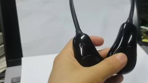 Rockmia Mini Neckband EBS-907 Mini Wearable Neck Speaker TWS Bluetooth 5.0 Free Hands & Ears U-Sharp Music Player Box