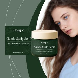 hoegoa | Nourishing Scalp Scrub: Gentle Formula Deeply Cleanses Nourishes and Volumizes for a Healthy & Comfortable Scalp