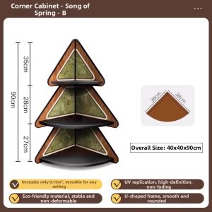 ARTPIONEER | Retro Corner Storage Cabinet