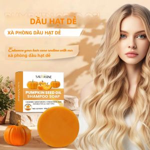 Dầu Gội Hạt Bí Ngô 3.53oz Làm Sạch Sâu Dưỡng Ẩm Cho Da Đầu Tăng Cường Sức Khỏe Cho Mọi Loại Tóc Dầu Gội Phù Hợp Cho Nữ