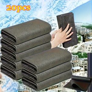 20 Pack Magic Glass Cleaning Cloths Thick Residue-Free Microfiber Towels Ideal for Windows Mirrors Kitchen Bathroom Surfaces