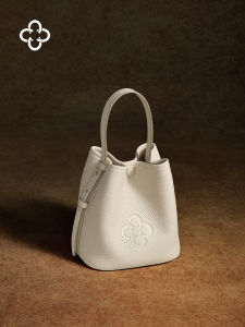 Genuine Deer Leather Import Womens Shoulder Bucket Bag