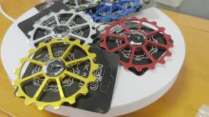1pc Bicycle Ceramics Rear Derailleur 18T Jockey Wheel Road MTB Guide Bike Ceramics Bearing Bicycle Parts