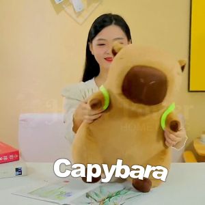 Capybara Plush Running Nose Stuffed Animal Plush Pillow Plush Toy Patung Capybara Plushie Capybara Doll Gift Soft Toy