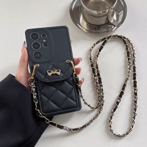 szhaiyu | Phone Case for Samsung S26 Ultra S25 Edge S24 FE S23 S22 S21 Plus A57 A17 A07 A56 A26 A36 A16 A06 Leather Wallet Crossbody Cover