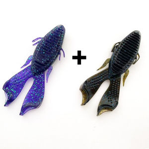 8 Mồi Câu Giả Mềm Dạng Bò Hai Màu 9cm Không Vướng Cỏ Dùng Cho Câu Cá Bass Ở Mọi Tầng Nước - Thiết Kế Hiệu Quả Cho Biển Hồ Và Suối