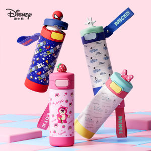Disney | Disney Spider-Man Childrens Insulated Cup Food-Grade 316 Stainless Steel Water Bottle Strawberry Bear Student Direct-Drink Cup