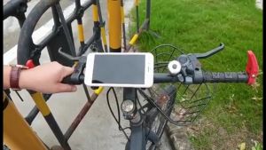 Phone Holder HP Twist Security Lock Stang Sepeda Motor 360