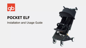 🎈พับเล็ก ขึ้นเครื่องได้🎈GB รถเข็นเด็ก รถเข็นพับเล็ก รุ่น Pockit ELFเด็ก 6 เดือน-น้ำหนักไม่เกิน 25 kg