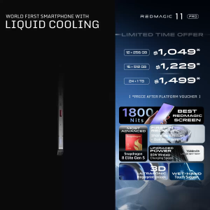 [New] REDMAGIC 11 Pro | World 1st Liquid Cooling Phone | Snapdragon Elite Gen 5 | Upgraded Touch Screen | Upgraded Battery & Wireless Charging | Water & Dust proof