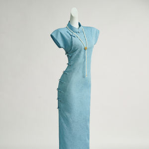 New Full Front Opening Traditional Style Summer Plus Size Slimming Qipao