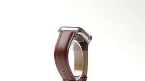 Premium Buckle PU Leather Strap for iWatch - Series 1/2/3/4/5/6/SE/7/8/SE2/9/10/SE3/11/Ultra123