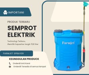 Semprot pertanian 16 liter sprayer elektrik lengkap