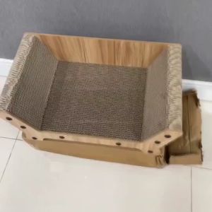 กล่องไม้แมว บ้านแมวติดผนัง กล่องแมวไม้ บ้านแมว เฟอร์นิเจอร์แมวราคาถูก แถมฟรี แคปนิป