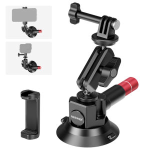 NEEWER CA104 3" Giá đỡ máy ảnh hút chân không có đầu bi Magic Arm tương thích với iPhone DJI Insta360