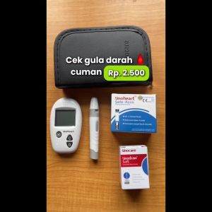 Alat Cek Gula Darah Sinocare Sinoheart Safe-Accu / Safe Accu