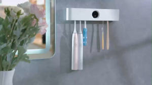 MeeGoo Toothbrush Sterilizer Rechargeable 5600mAh Wall Mounted PortableToothbrush Holder 99.9% UV Sterilizatio