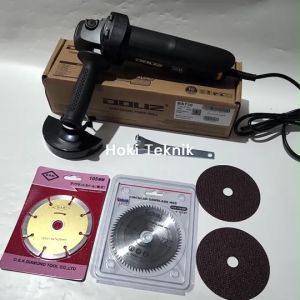Paket Mesin Gerinda Tangan Doliz BA730 & Mata Potong Kayu