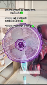 TUTUP KIPAS ANGIN AESTETIC TERMURAH SARUNG KIPAS BAHAN TILE PENYARING DEBU TERMURAH