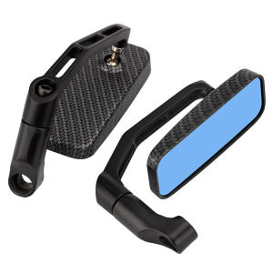 Side Mirror Motor Universal Side Mirror Racing Rearview Mirror LC135 NMAX NVX EX5 Y15ZR RS150 XMAX VARIO Aluminum Modified Mirror摩托车后视镜