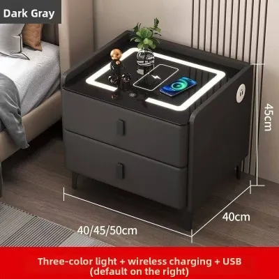 Smart Luxury Lockable Multifunctional Wireless Charging Nightstand