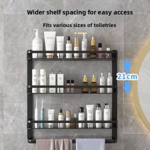 DIHUANTUO | Hole-free Wall-mounted Bathroom Shelf